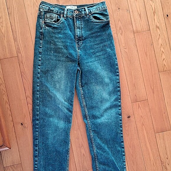 Ardene high-waisted straight-leg jeans size - Picture 3 of 12
